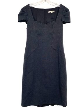 Nanette Lepore Cap Sleeve Sheath Midi Dress Size 6